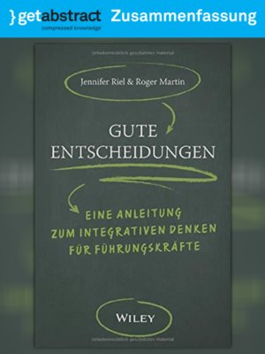 cover image of Gute Entscheidungen (Zusammenfassung)